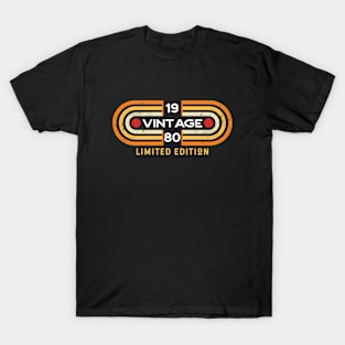 Vintage 1980 | Retro Video Game Style T-Shirt
